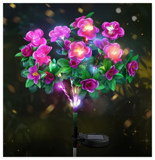 BlossomGlow Azalea LED Yard Lights