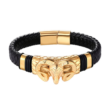 Men's Stellar Braided Steel Bracelet