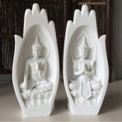 Serene Buddha Hand Sculpture