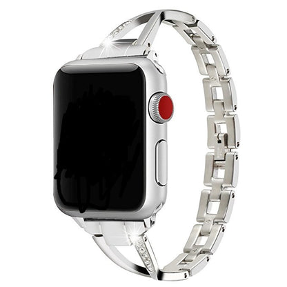 Apple Watch X-Style Steel Diamond Band