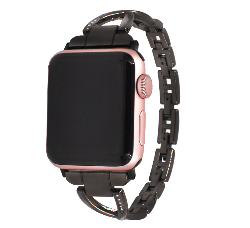 Apple Watch X-Style Steel Diamond Band