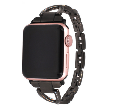 Apple Watch X-Style Steel Diamond Band
