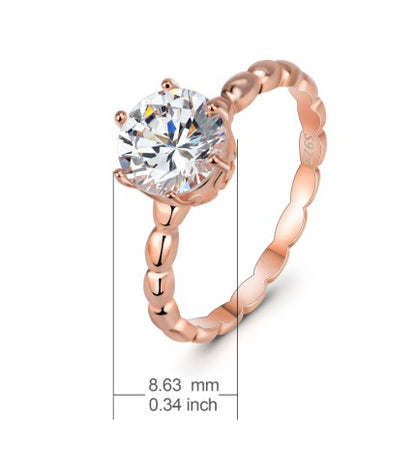 Elegant 925 Silver Statement Ring