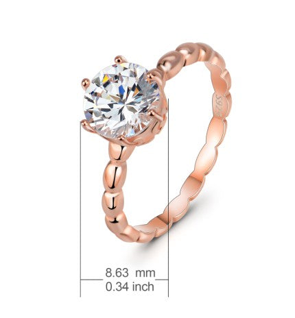 Elegant 925 Silver Statement Ring