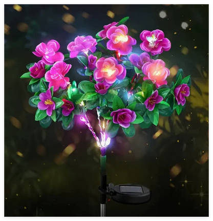 BlossomGlow Azalea LED Yard Lights