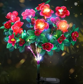 BlossomGlow Azalea LED Yard Lights