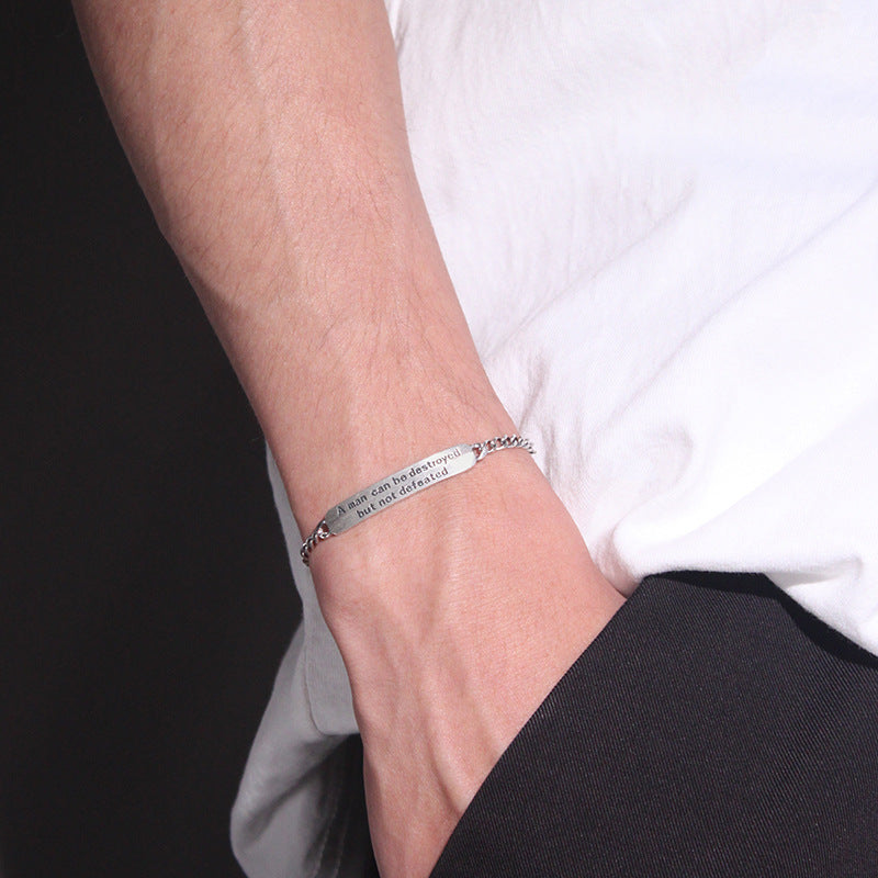 Men's Vintage Thai Silver Fashion Bracelet
