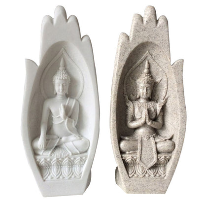Serene Buddha Hand Sculpture