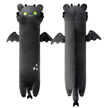 Midnight Dragon Cat Plush Pillow