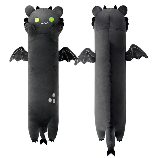 Midnight Dragon Cat Plush Pillow