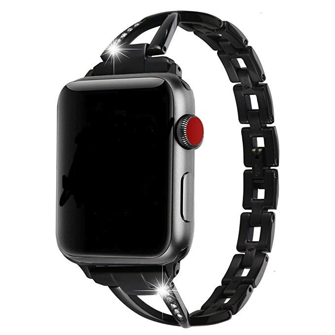Apple Watch X-Style Steel Diamond Band