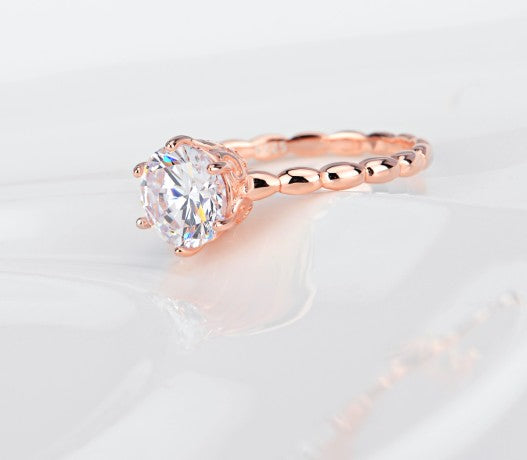 Elegant 925 Silver Statement Ring