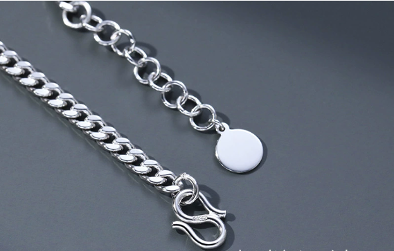 Men's Vintage Thai Silver Fashion Bracelet