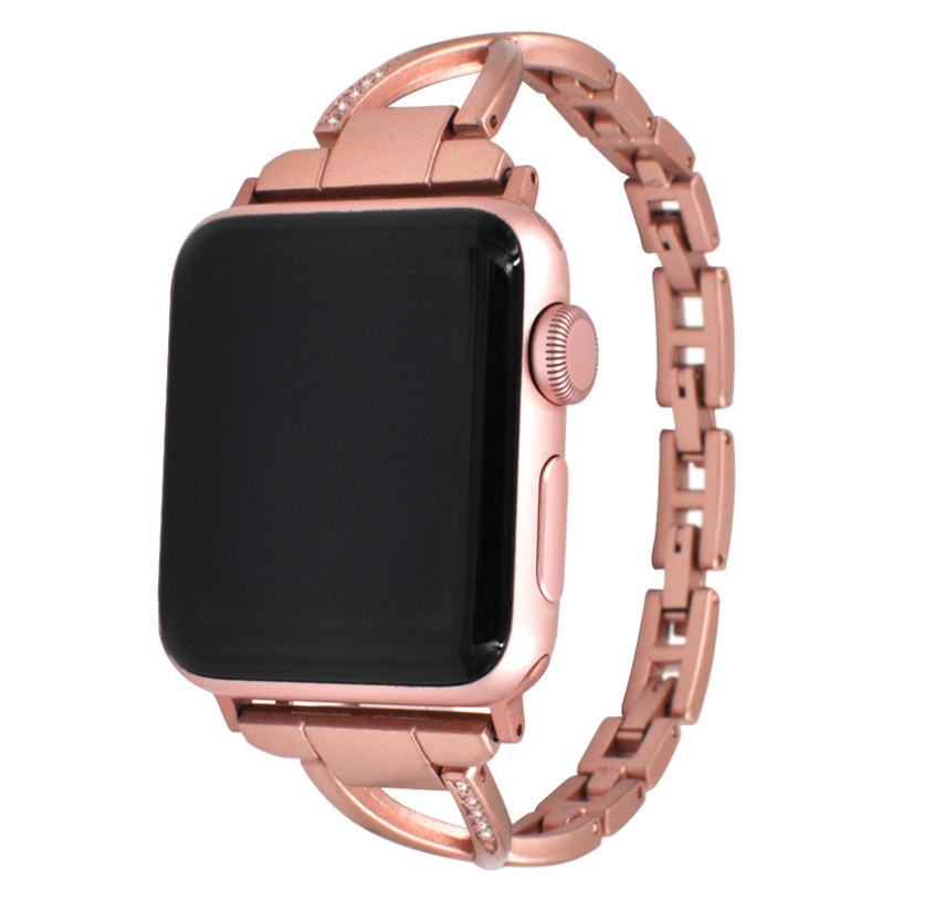 Apple Watch X-Style Steel Diamond Band