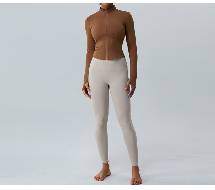 Fleece-Lined Yoga Jacket