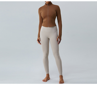 Fleece-Lined Yoga Jacket